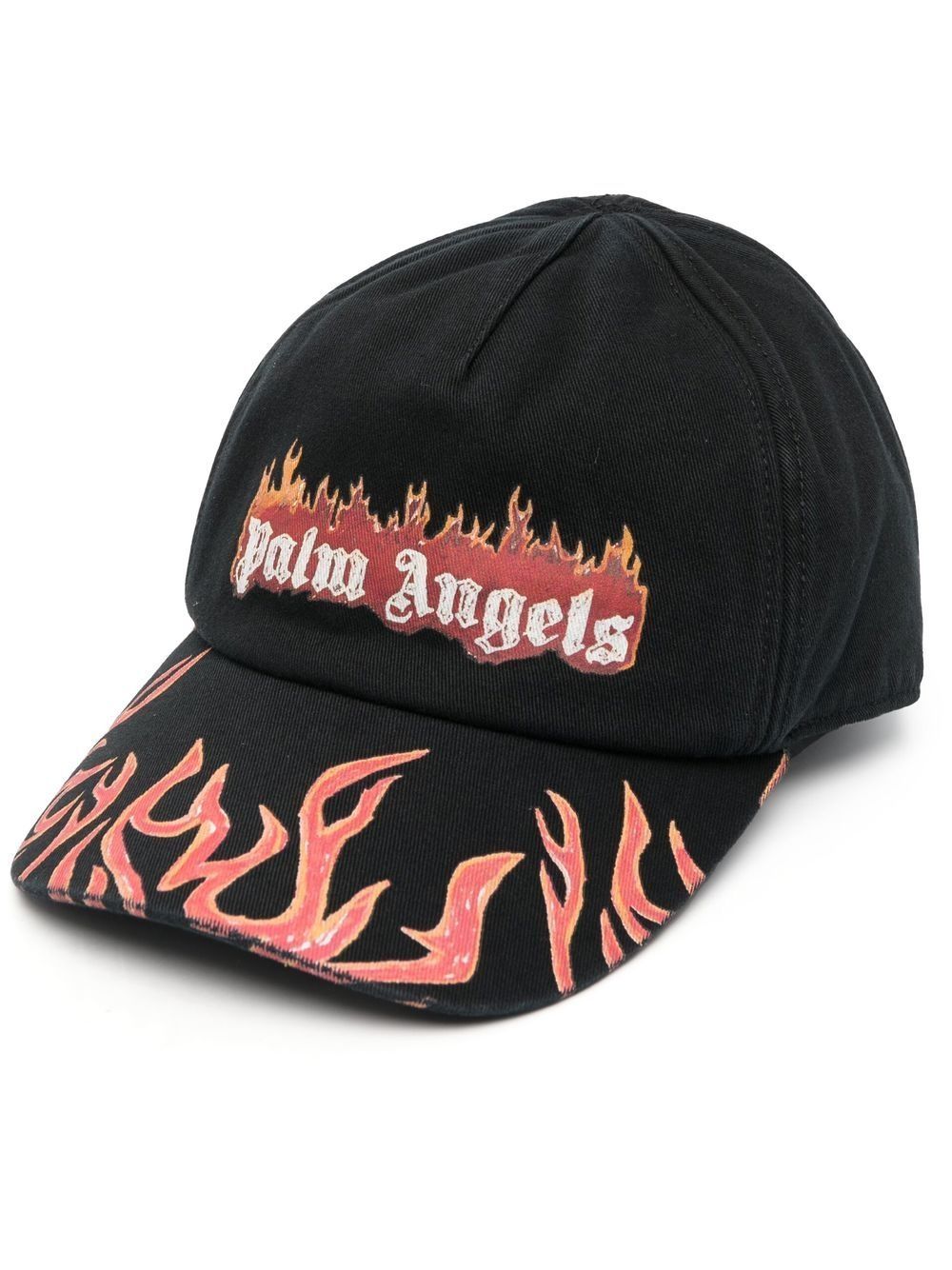 Palm Angels Flame Logo-print Baseball cap