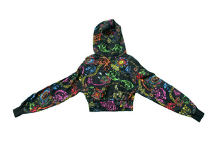 Versace Jeans Couture Baroque Bijoux Print Hoodie