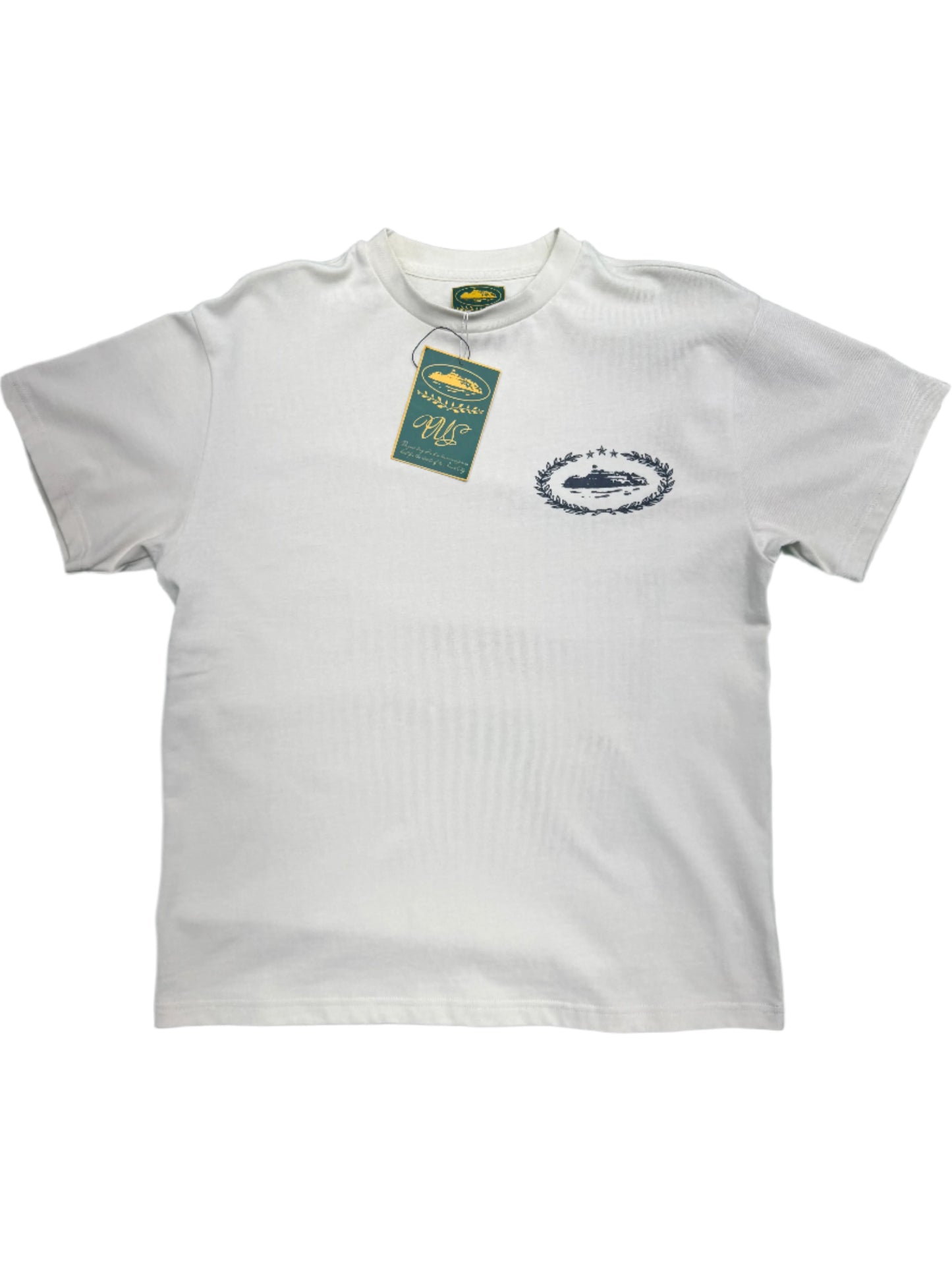 Corteiz Règne sur le monde heavyweight cream tee