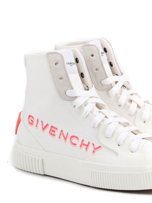 Givenchy Canvas High Top Sneakers
