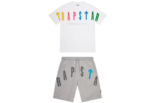 Trapstar Irongate Arch 2.0 Short Set 'White/Candy'