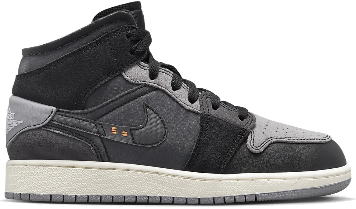 Jordan 1 Mid Craft Inside Out Black