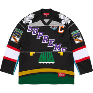 Supreme Paneled Hockey Jersey 'Black'