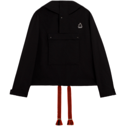 Lanvin Windbreaker Jacket In Black