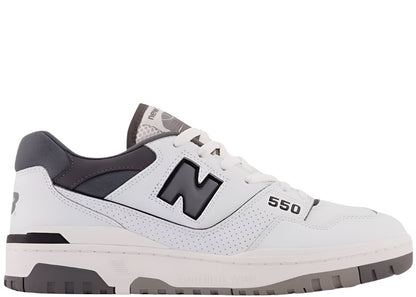 New Balance 550 White Grey Dark Grey