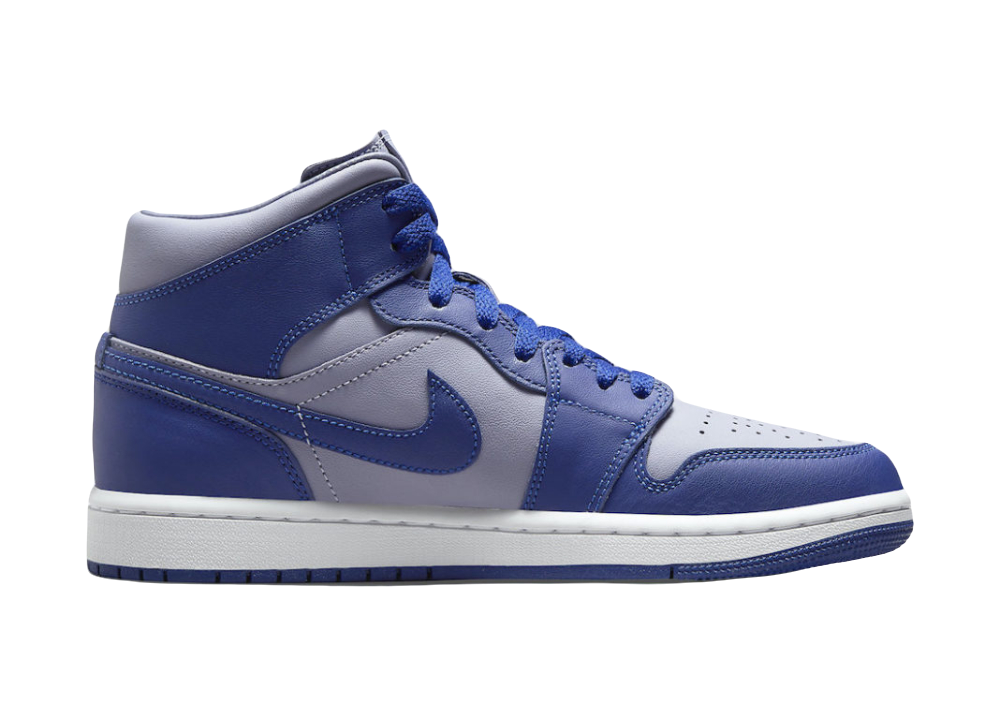 Jordan 1 Mid Iron Purple Deep Royal