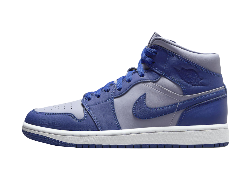 Jordan 1 Mid Iron Purple Deep Royal