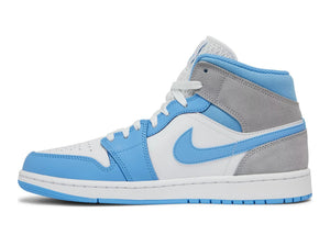 Air Jordan 1 Mid University Blue Grey