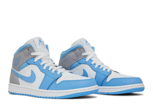 Air Jordan 1 Mid University Blue Grey
