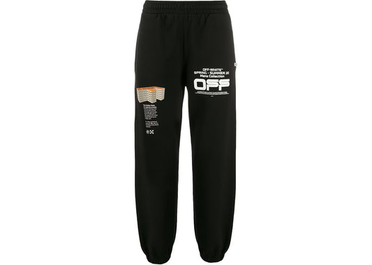 Off-White Wavy Line 3D Logo Casual Sweatpants