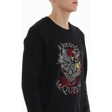 Alexander McQueen Sweatshirt Gowing Botanical Skull