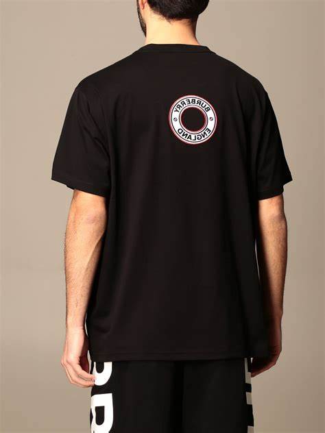 Burberry England Archway Circle T-shirt In Black