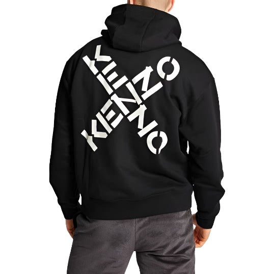 Kenzo Sport Hoodie In Black