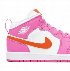 Jordan 1 Mid Pinksicle Safety Orange (PS)