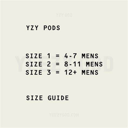 YZY Pods Black - Yeezy