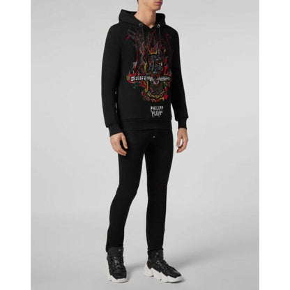 PHILIPP PLEIN SWEATSHIRT GRAPHITI HOODIE