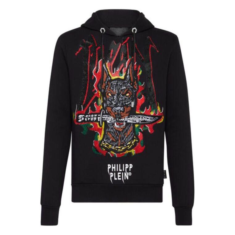 PHILIPP PLEIN SWEATSHIRT GRAPHITI HOODIE