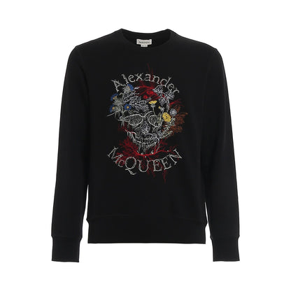 Alexander McQueen Sweatshirt Gowing Botanical Skull