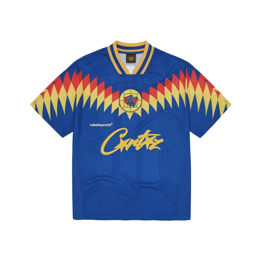 Corteiz Club RTW Football Jersey In Blue