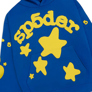 Sp5der Beluga Hoodie 'Blue'