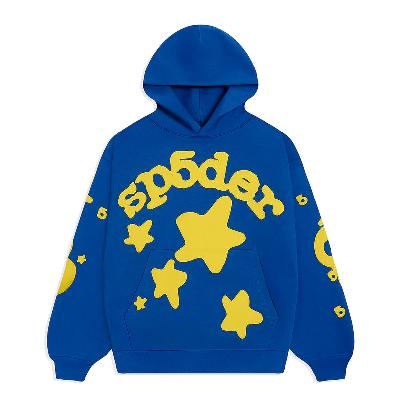 Sp5der Beluga Hoodie 'Blue'