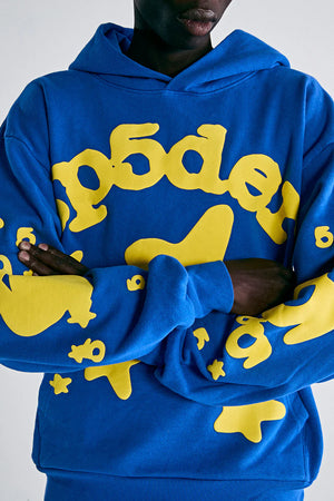 Sp5der Beluga Hoodie 'Blue'
