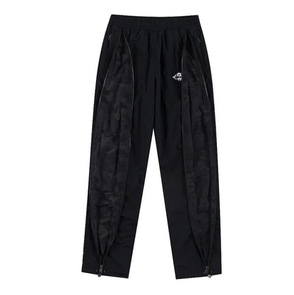 Uknknow London UNKNOWN BLACK OUT TRACK PANTS