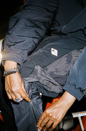 Unknown London Black Out Track Pants