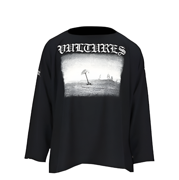 Yeezy Gosha Vultures Long Tee 'Black'