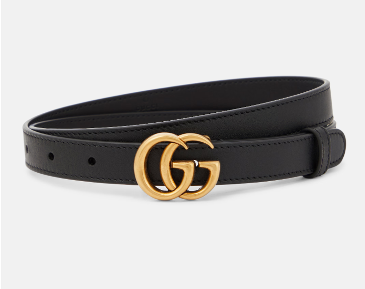 GUCCI GG leather belt