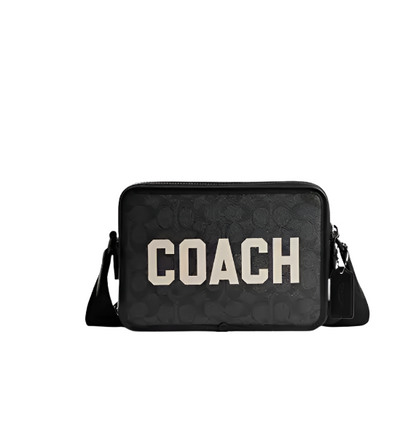 Charter Crossbody Bag 24 In Signature Canvas With Coach Graphic