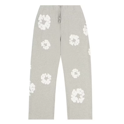 Denim Tears Cotton Wreath Baggy Sweatpants 'Heather Grey'