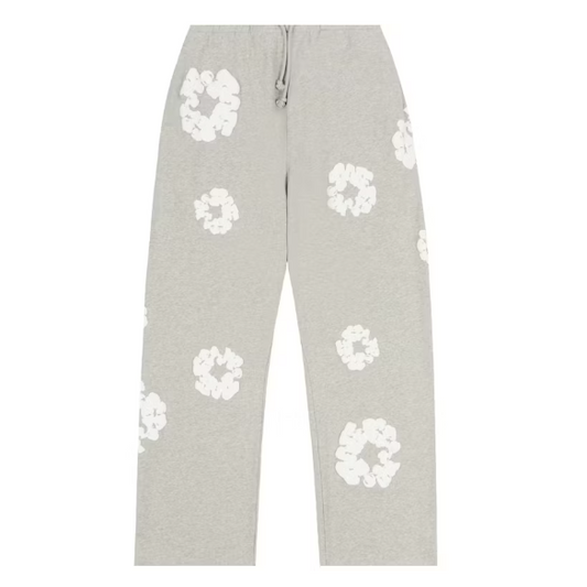 Denim Tears Cotton Wreath Baggy Sweatpants 'Heather Grey'