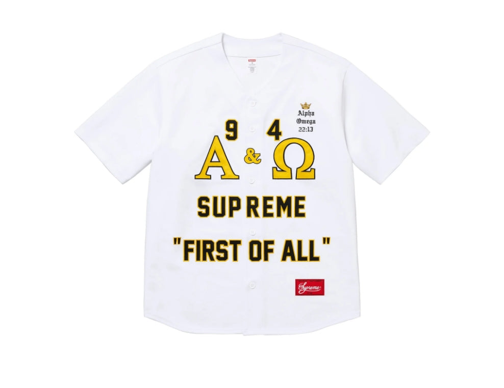 Supreme Alpha Omega Basball Jersey