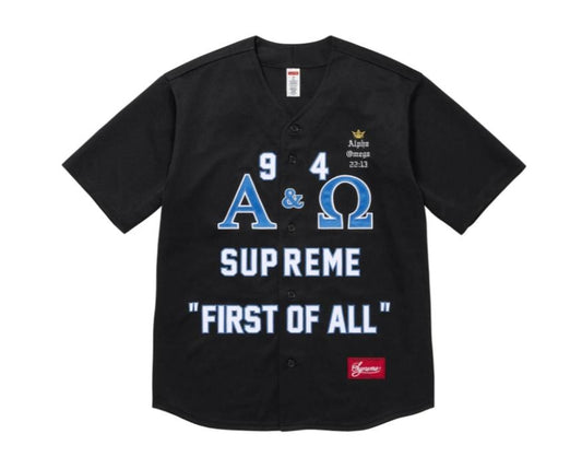 Supreme Alpha Omega Basball Jersey