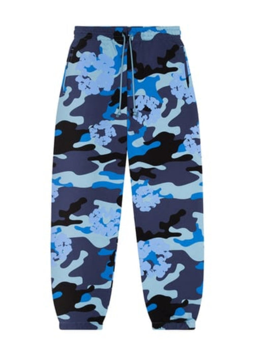 Denim Tears Camo Wreath Sweatpants Blue 'London Exclusive'