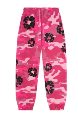 Denim Tears The Cotton Wreath Sweatpant Pink Camo