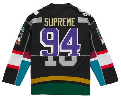 Supreme Paneled Hockey Jersey 'Black'