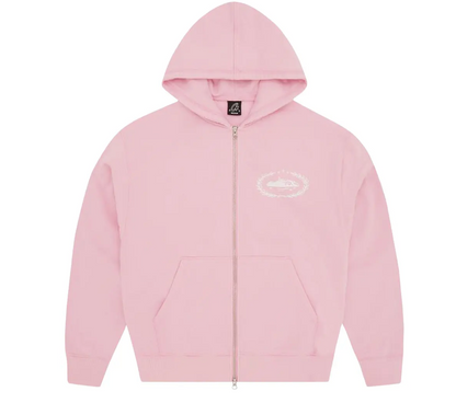 Corteiz Superior Royale Zip Hoodie Pink