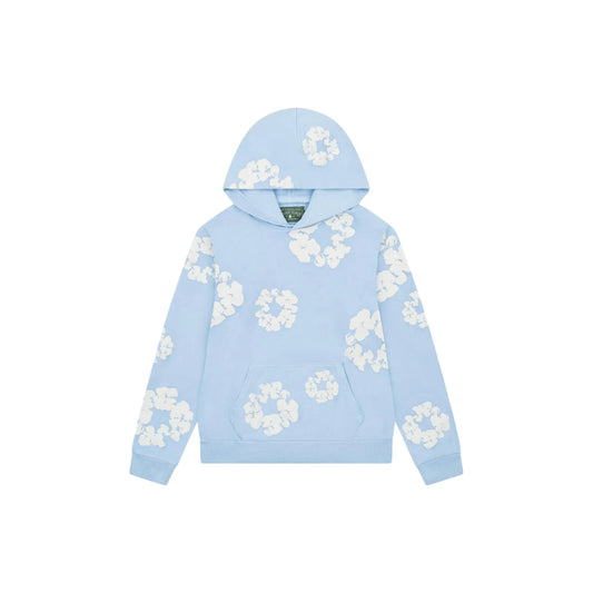 Denim Tears Cotton Wreath Hoodie - POWDER BLUE