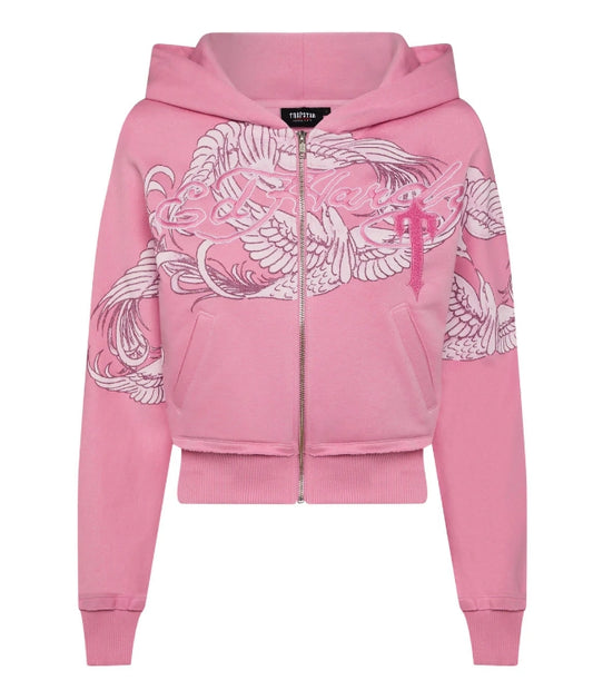 Trapstar x Ed Hardy Women's Hoodie - Pink