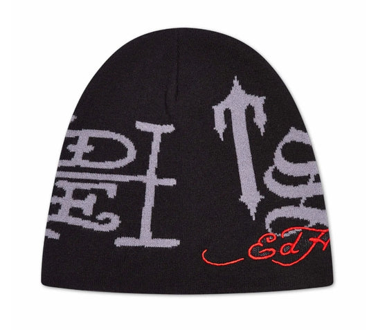 Trapstar x Ed Hardy Beanie - Black