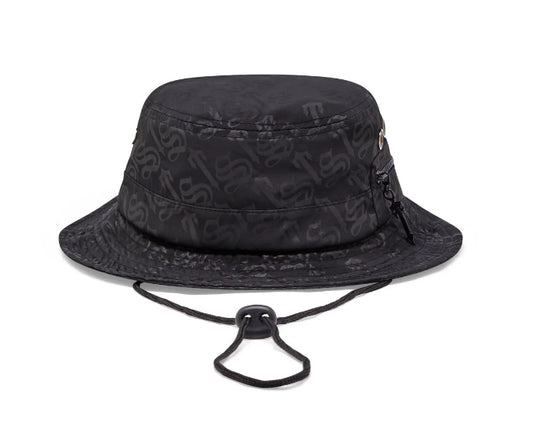 TrapStar Monogram Bucket Hat - Black