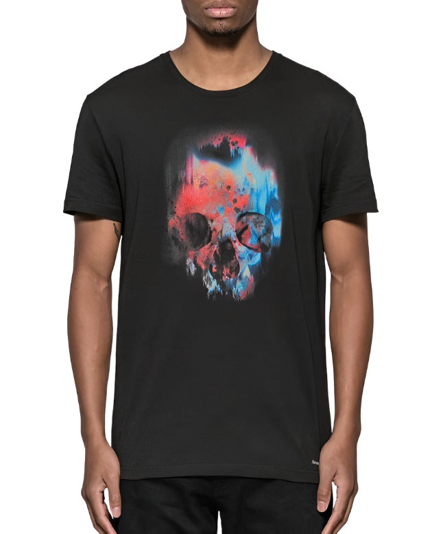 Alexander McQueen Sprayed Skull T shirt