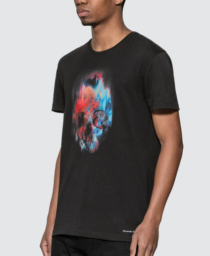 Alexander McQueen Sprayed Skull T shirt