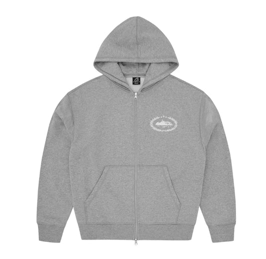 Corteiz Superior Royal Zip Hoodie Heather Grey