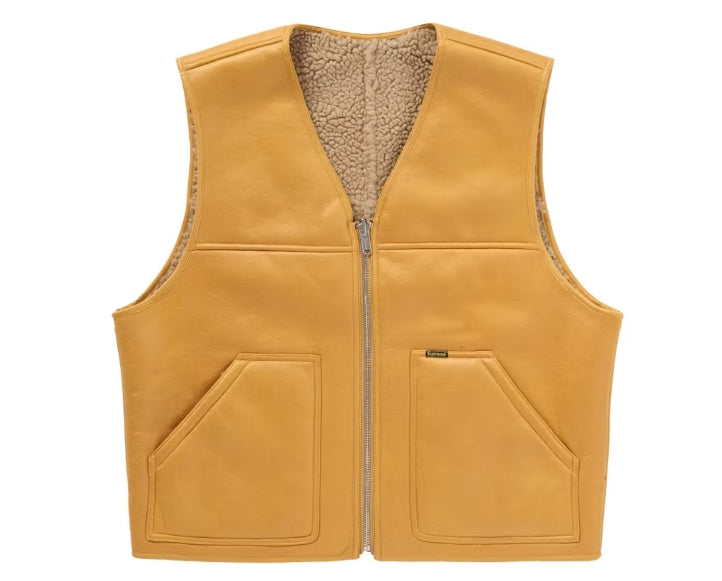 Supreme Reversible Faux Shearling Work Vest