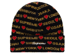 Supreme ‘Hearts’ Beanie