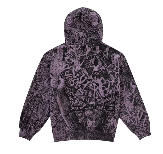 Supreme Liberty Hoodie Sweatshirt  Purple