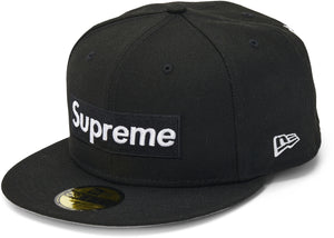 Supreme Money Box Logo New Era Black Cap